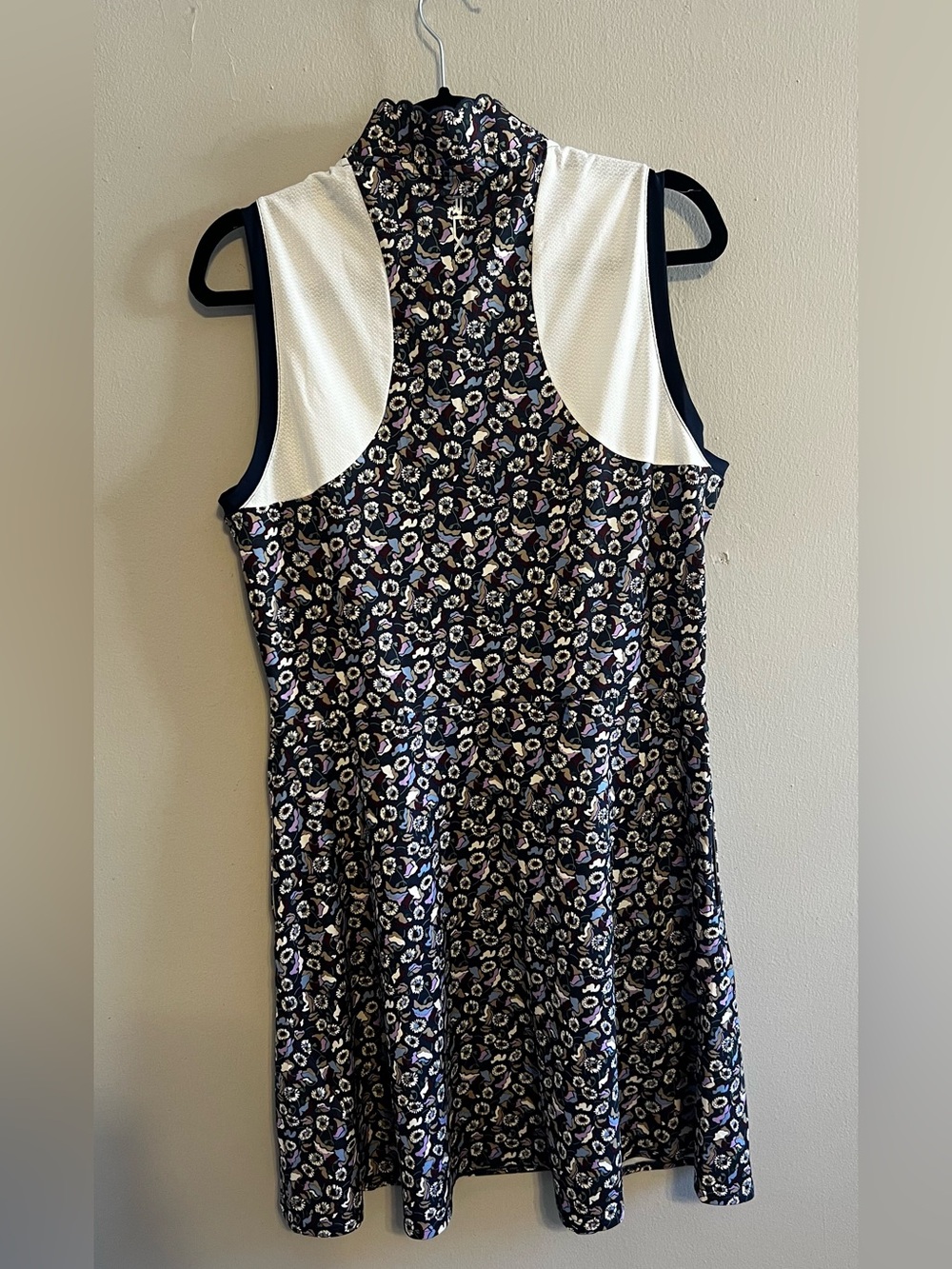 Ralph Lauren RLX Performance Floral Tennis Golf Dress Zip Neck | Women’s Large - Picture 5 of 7